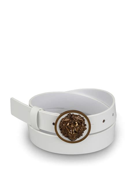 Versace Versus Womens Leather Belt Lion Size 85 Belt New 